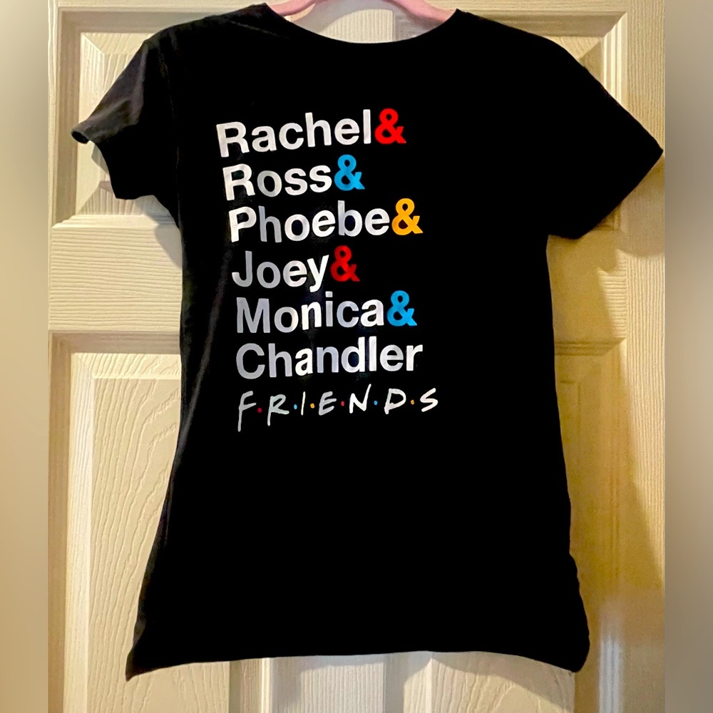 Friends TV Show shirt with character’s names size m 7/8 kids